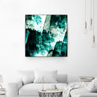 Emerald and Moss Green by Iris Lehnhardt on GIANT ART - multicolor abstracts; contemporary