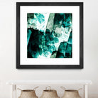 Emerald and Moss Green by Iris Lehnhardt on GIANT ART - multicolor abstracts; contemporary