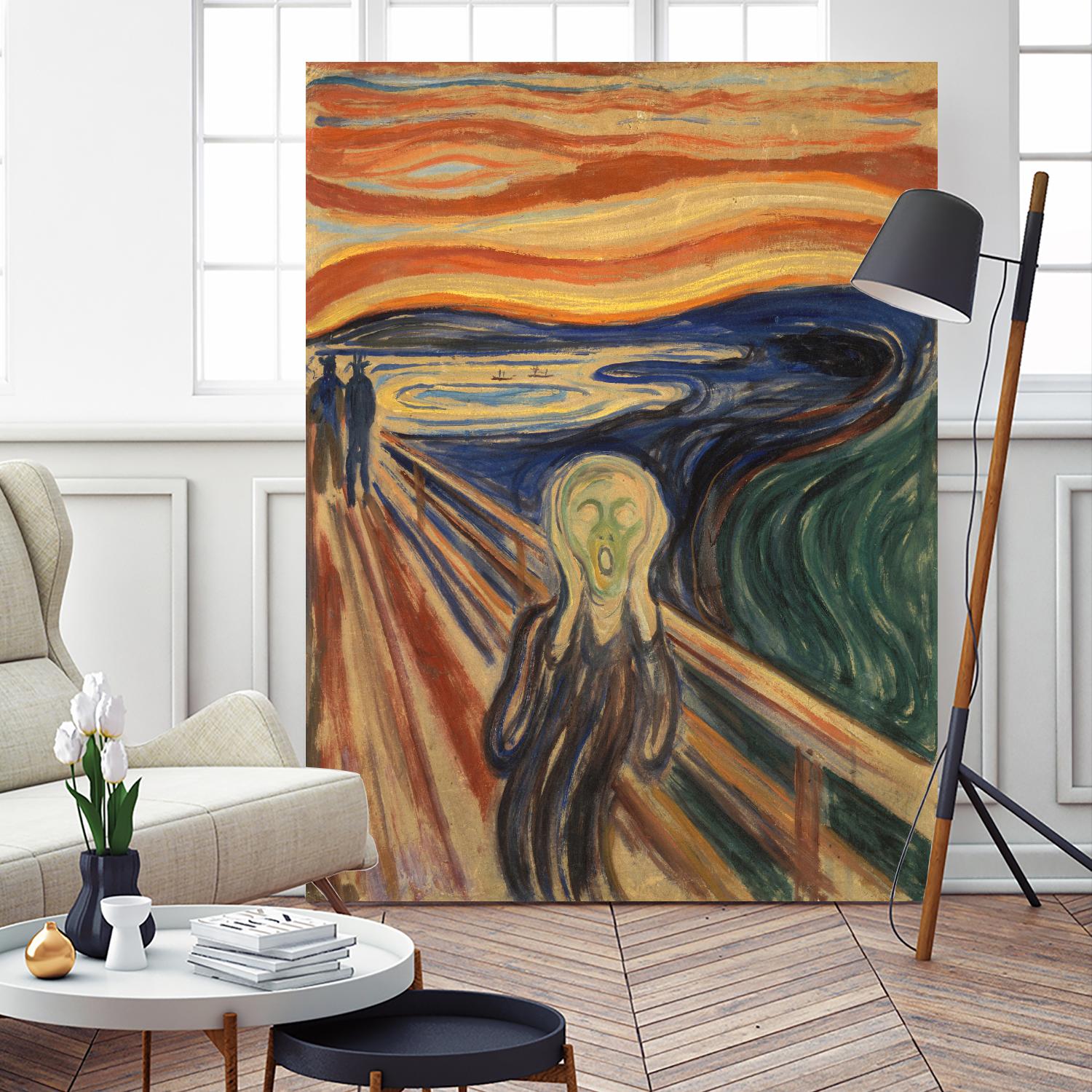 The Scream by Edvard Munch on GIANT ART - multicolor museum; figurative