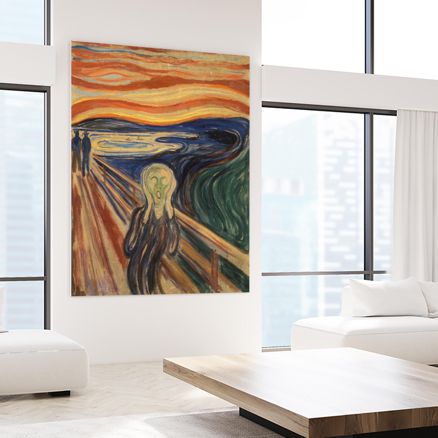 The Scream by Edvard Munch on GIANT ART - multicolor museum; figurative