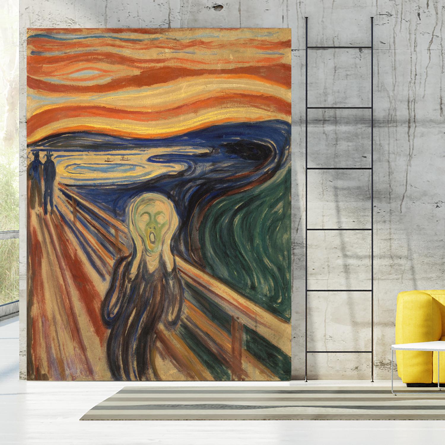 The Scream by Edvard Munch on GIANT ART - multicolor museum; figurative