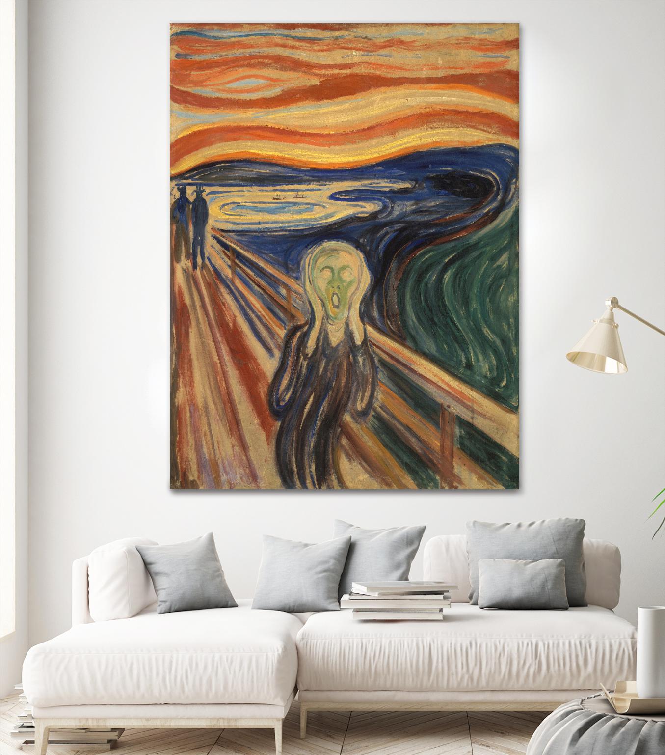 The Scream by Edvard Munch on GIANT ART - multicolor museum; figurative