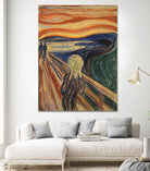 The Scream by Edvard Munch on GIANT ART - multicolor museum; figurative