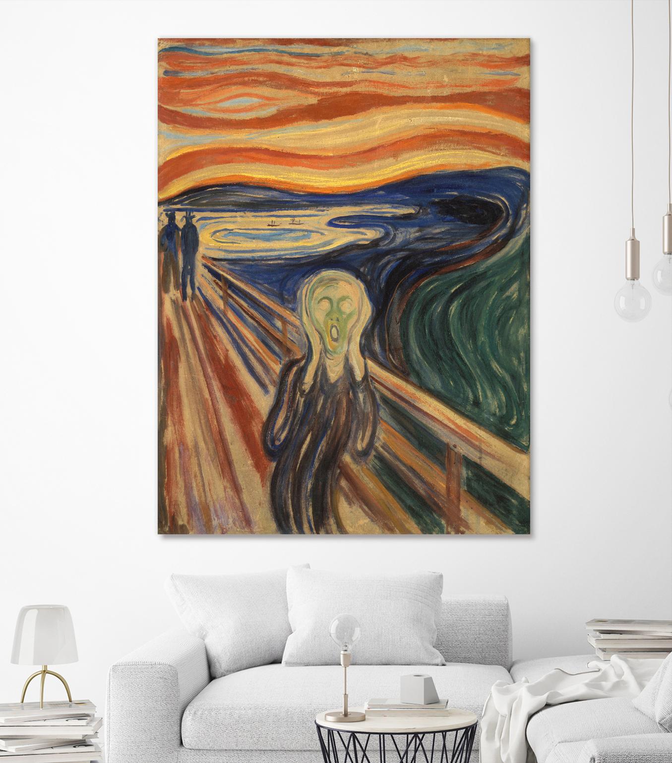 The Scream by Edvard Munch on GIANT ART - multicolor museum; figurative