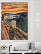 The Scream by Edvard Munch on GIANT ART - multicolor museum; figurative