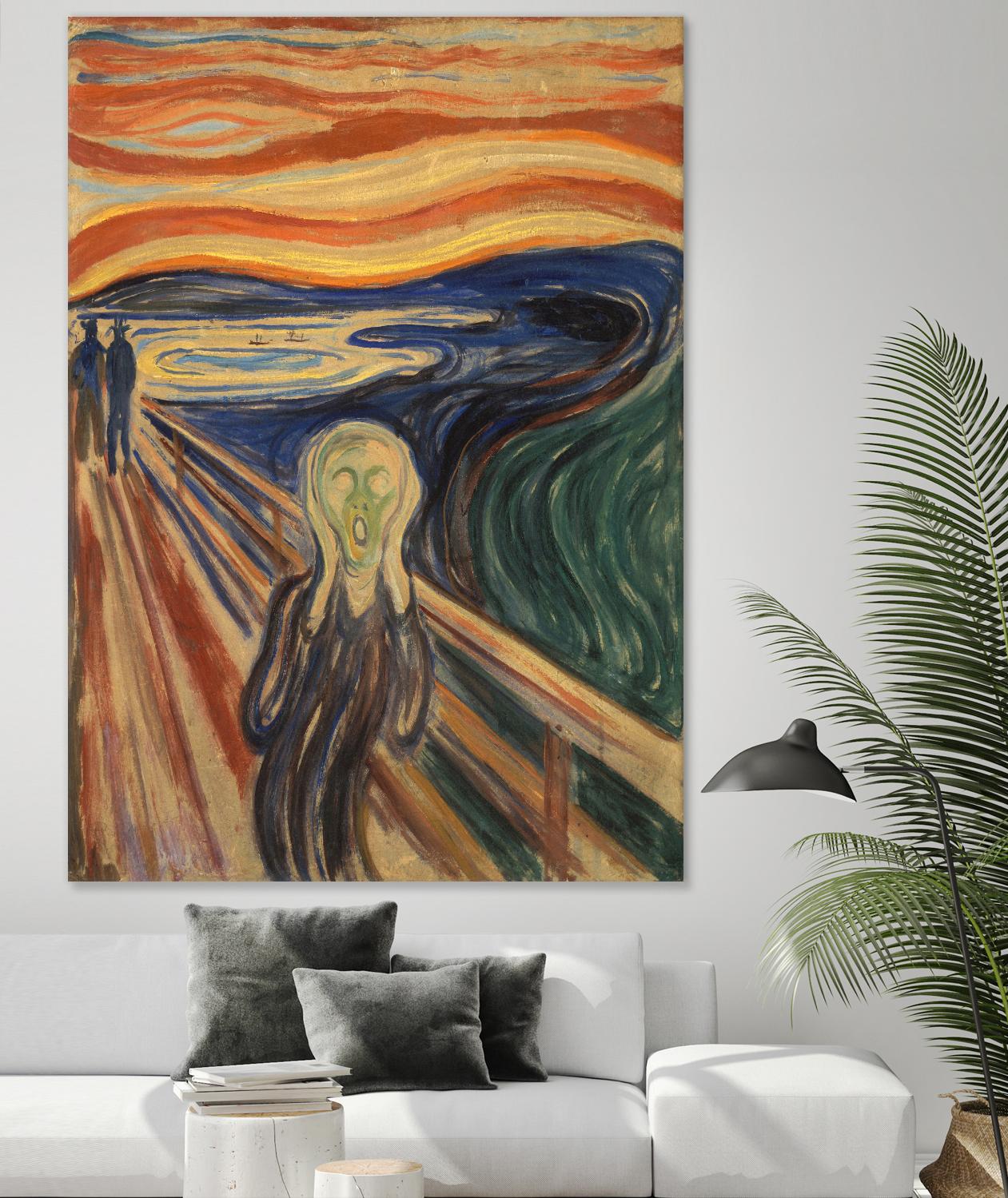 The Scream by Edvard Munch on GIANT ART - multicolor museum; figurative