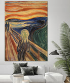 The Scream by Edvard Munch on GIANT ART - multicolor museum; figurative