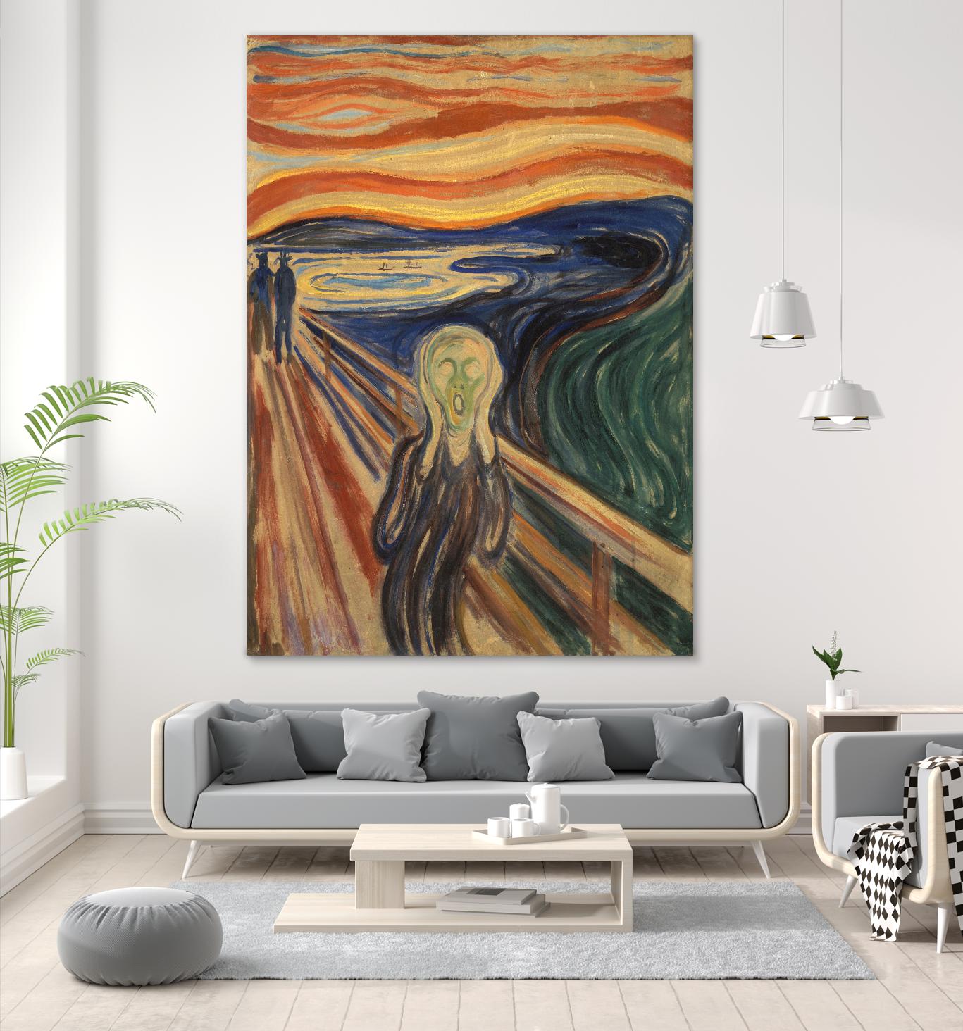 The Scream by Edvard Munch on GIANT ART - multicolor museum; figurative