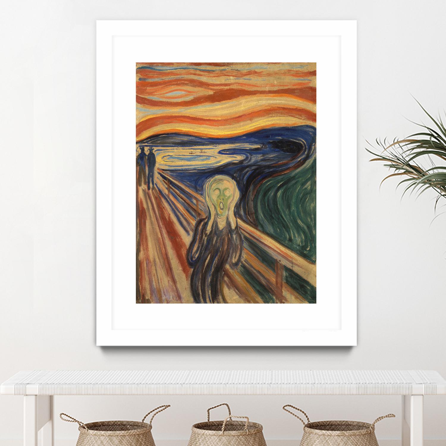The Scream by Edvard Munch on GIANT ART - multicolor museum; figurative