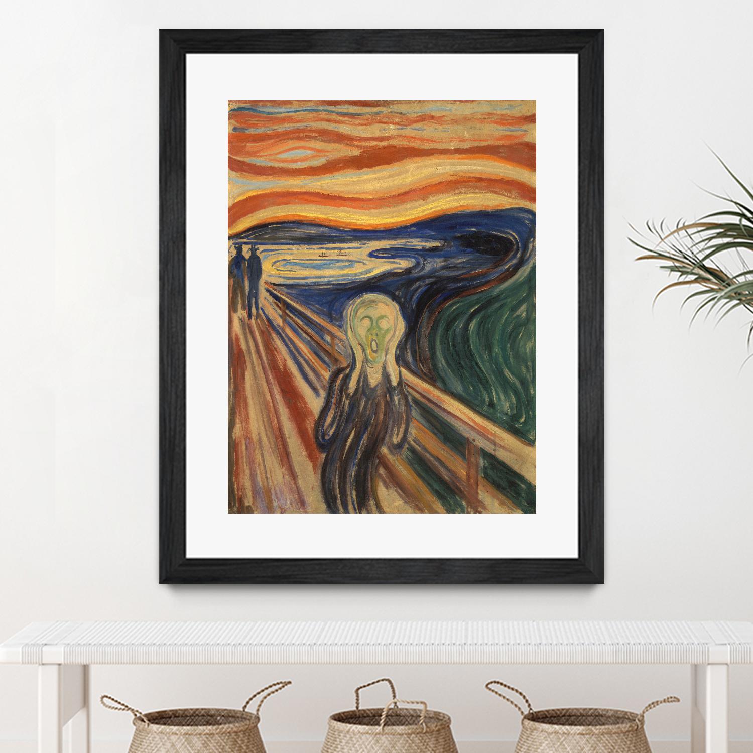The Scream by Edvard Munch on GIANT ART - multicolor museum; figurative