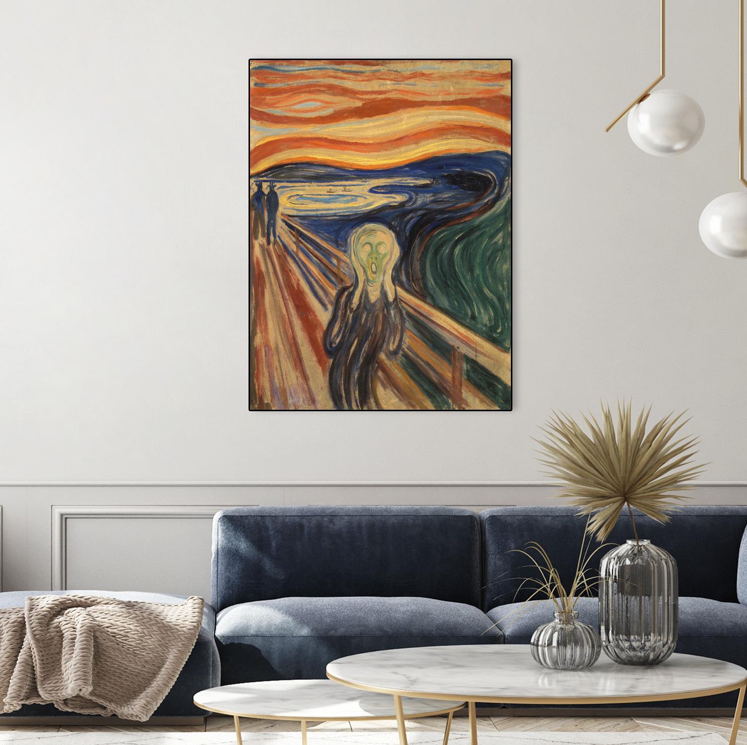 The Scream by Edvard Munch on GIANT ART - multicolor museum; figurative