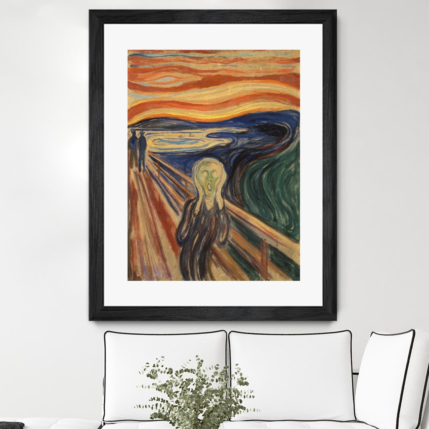 The Scream by Edvard Munch on GIANT ART - multicolor museum; figurative