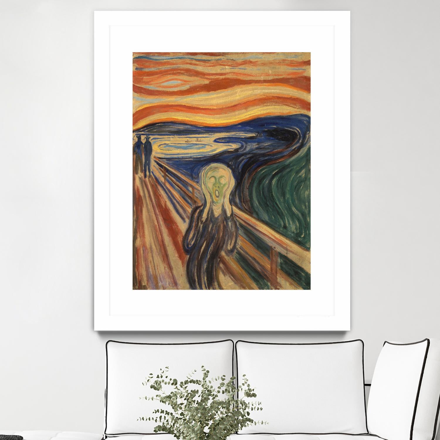 The Scream by Edvard Munch on GIANT ART - multicolor museum; figurative