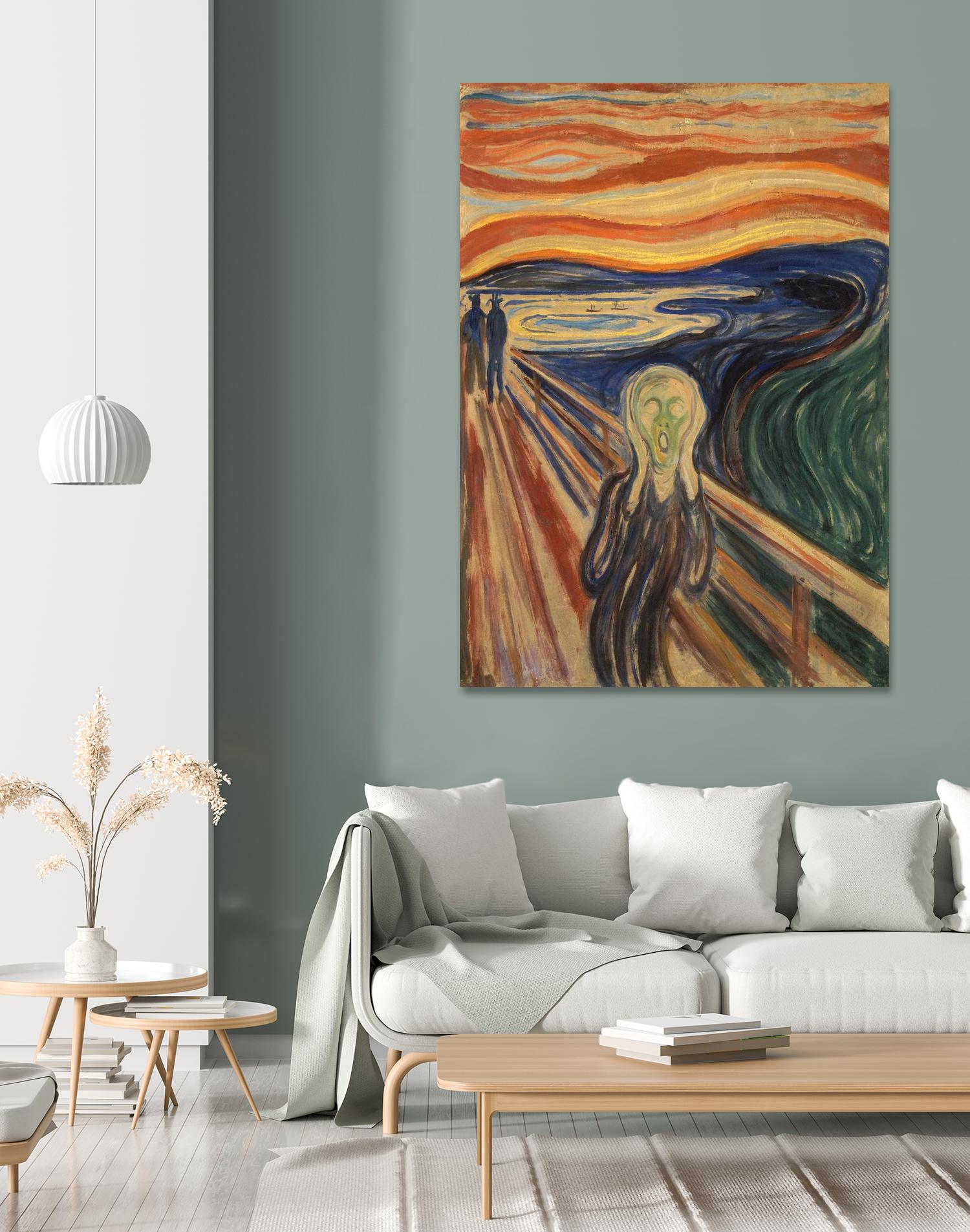 The Scream by Edvard Munch on GIANT ART - multicolor museum; figurative