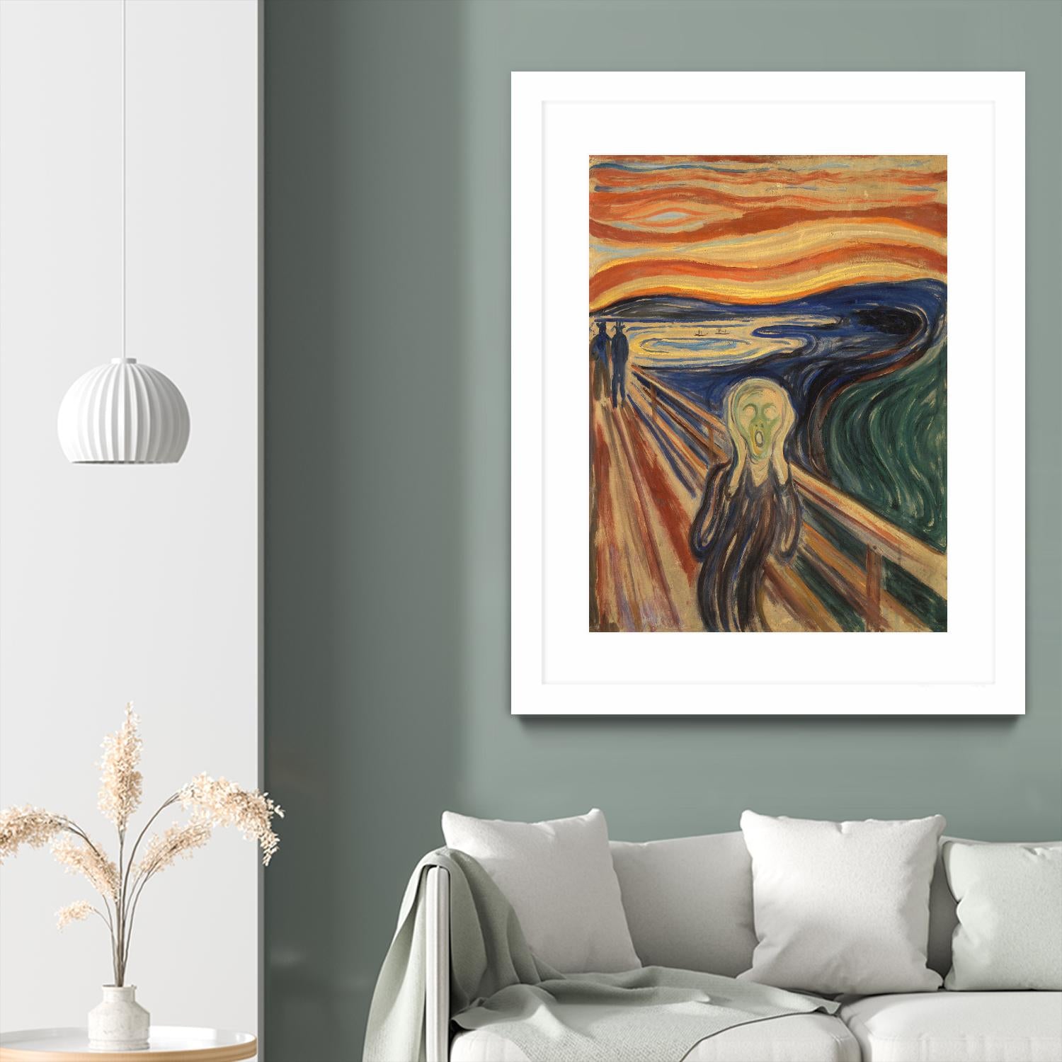 The Scream by Edvard Munch on GIANT ART - multicolor museum; figurative