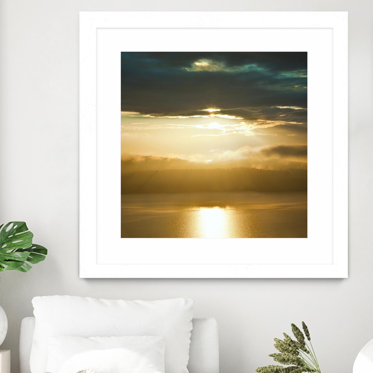Orcas Sunset 1 by Golie Miamee on GIANT ART - multicolor photography; landscapes; coastal