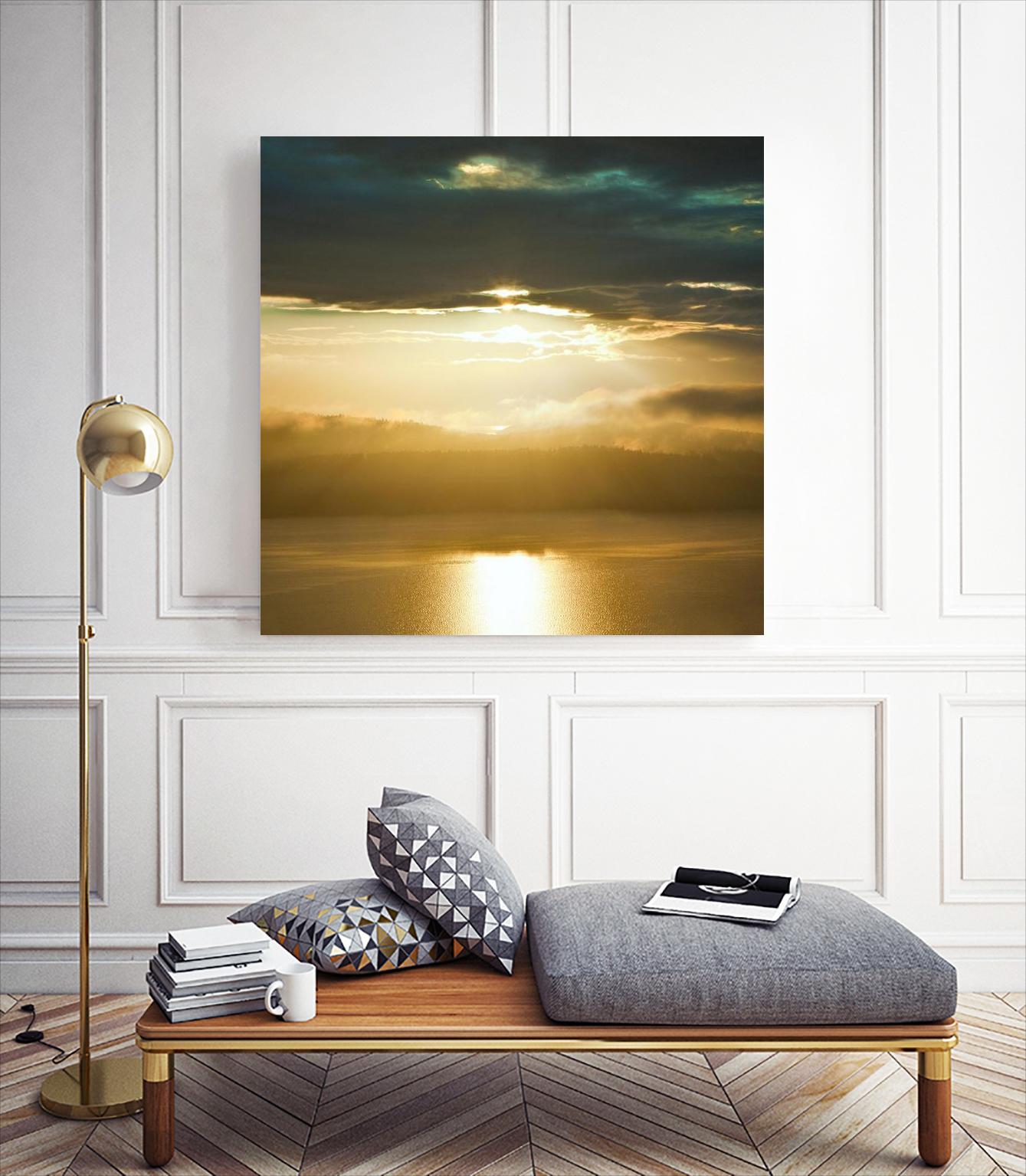 Orcas Sunset 1 by Golie Miamee on GIANT ART - multicolor photography; landscapes; coastal