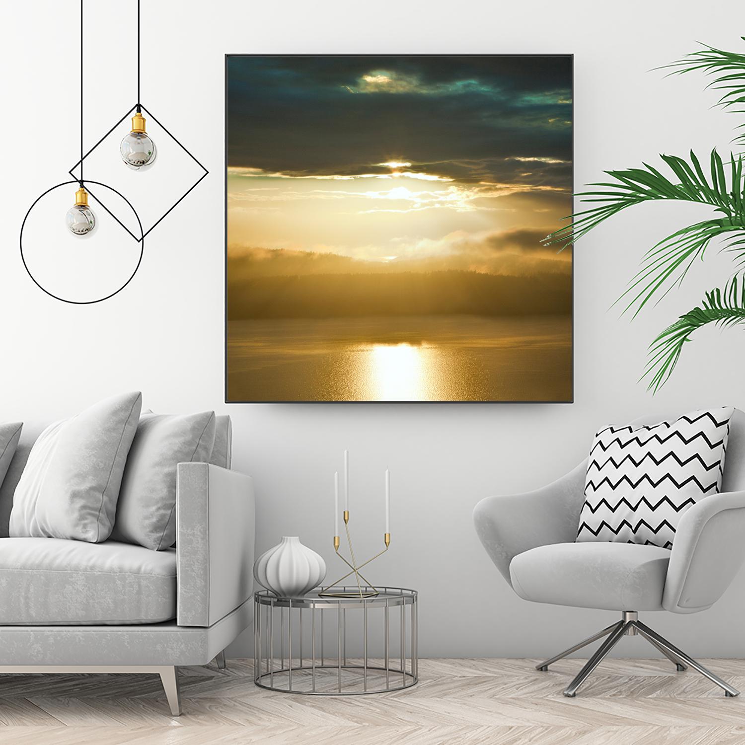 Orcas Sunset 1 by Golie Miamee on GIANT ART - multicolor photography; landscapes; coastal