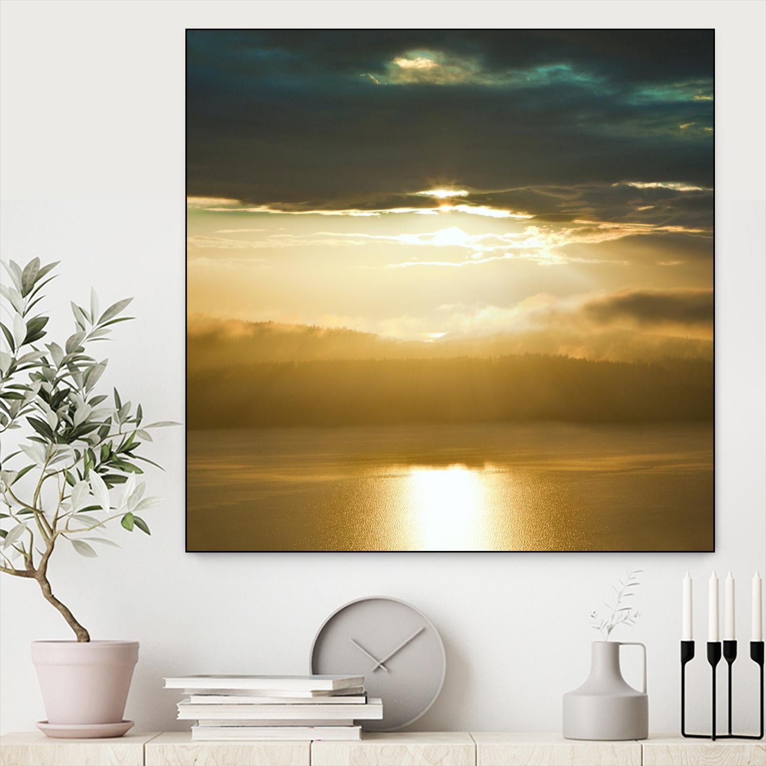 Orcas Sunset 1 by Golie Miamee on GIANT ART - multicolor photography; landscapes; coastal