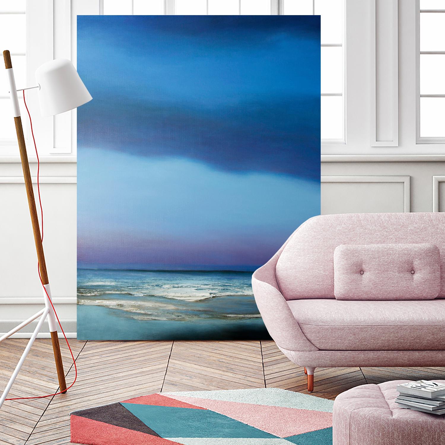 Blue Symphony by Michael Mote on GIANT ART - blue coastal, landscapes, beaches, ocean