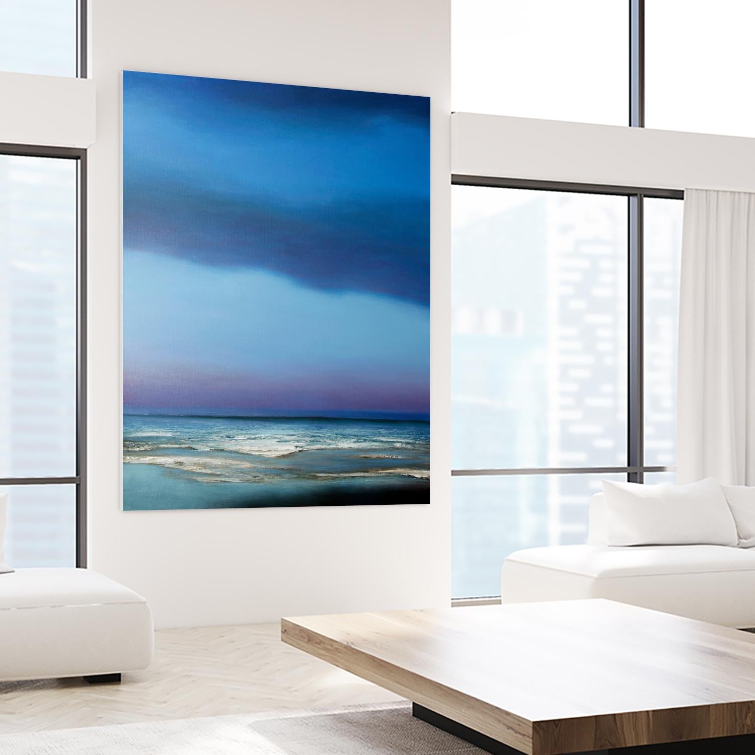 Blue Symphony by Michael Mote on GIANT ART - blue coastal, landscapes, beaches, ocean