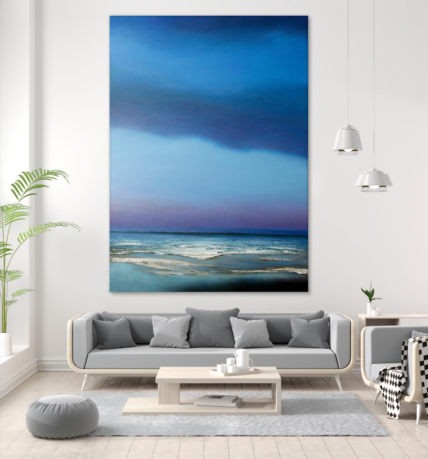 Blue Symphony by Michael Mote on GIANT ART - blue coastal, landscapes, beaches, ocean