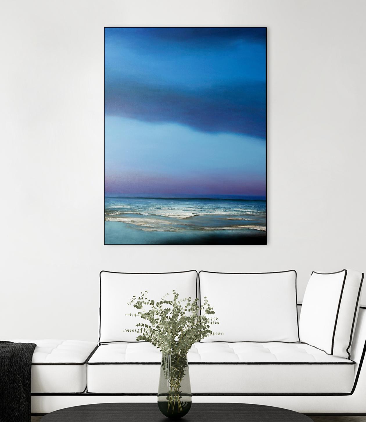 Blue Symphony by Michael Mote on GIANT ART - blue coastal, landscapes, beaches, ocean