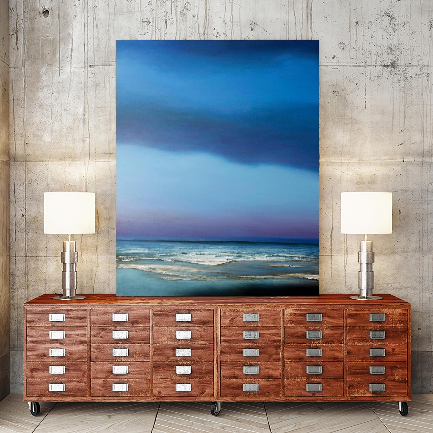 Blue Symphony by Michael Mote on GIANT ART - blue coastal, landscapes, beaches, ocean