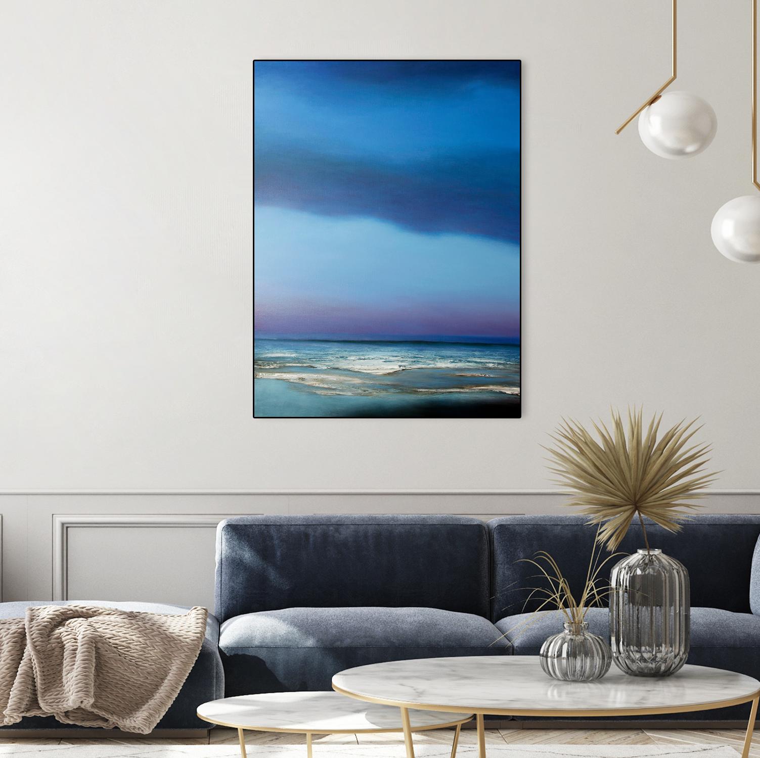 Blue Symphony by Michael Mote on GIANT ART - blue coastal, landscapes, beaches, ocean