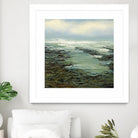 Shallow Reef by Michael Mote on GIANT ART - green coastal, landscapes, beaches, ocean