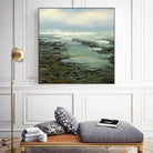 Shallow Reef by Michael Mote on GIANT ART - green coastal, landscapes, beaches, ocean