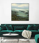 Shallow Reef by Michael Mote on GIANT ART - green coastal, landscapes, beaches, ocean