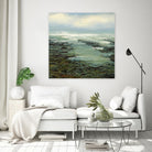 Shallow Reef by Michael Mote on GIANT ART - green coastal, landscapes, beaches, ocean