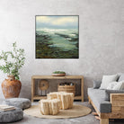 Shallow Reef by Michael Mote on GIANT ART - green coastal, landscapes, beaches, ocean