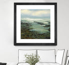 Shallow Reef by Michael Mote on GIANT ART - green coastal, landscapes, beaches, ocean