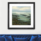 Shallow Reef by Michael Mote on GIANT ART - green coastal, landscapes, beaches, ocean
