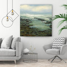 Shallow Reef by Michael Mote on GIANT ART - green coastal, landscapes, beaches, ocean