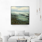 Shallow Reef by Michael Mote on GIANT ART - green coastal, landscapes, beaches, ocean