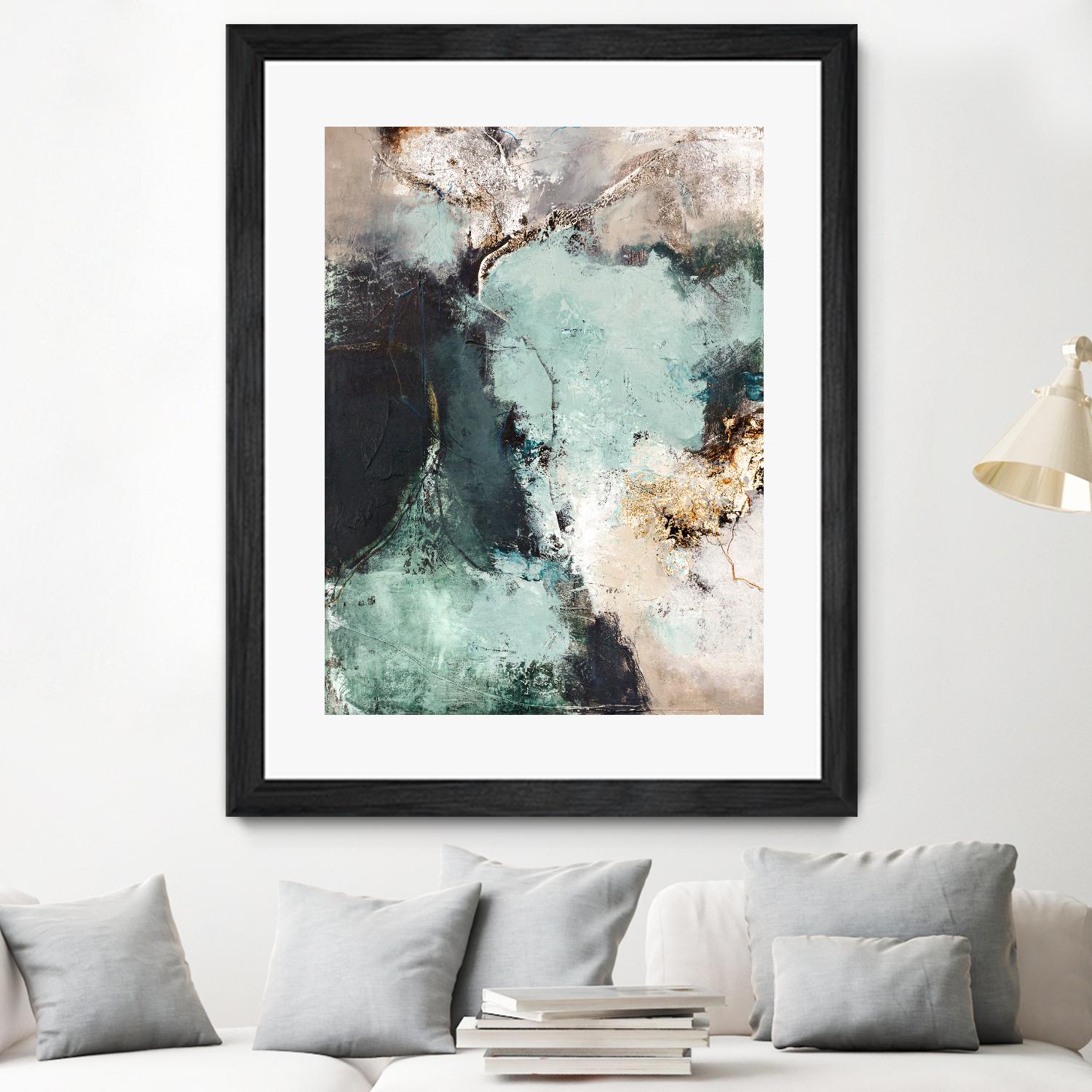 Great Green by Design Fabrikken on GIANT ART - orange abstracts