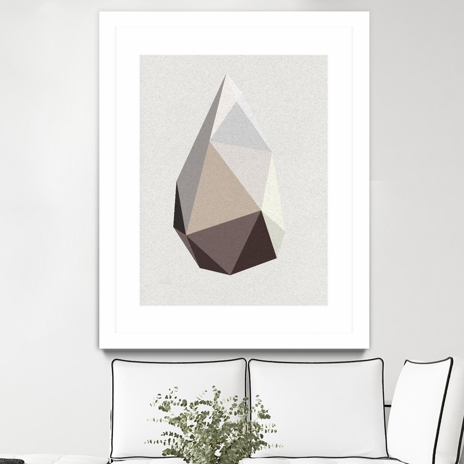 Rock 1 by Design Fabrikken on GIANT ART - brown abstracts, contemporary