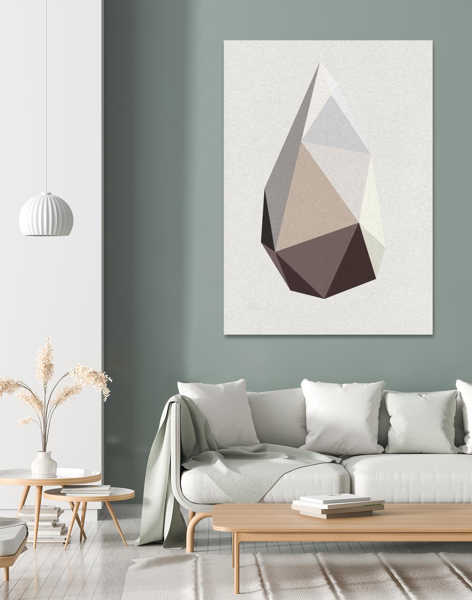 Rock 1 by Design Fabrikken on GIANT ART - brown abstracts, contemporary