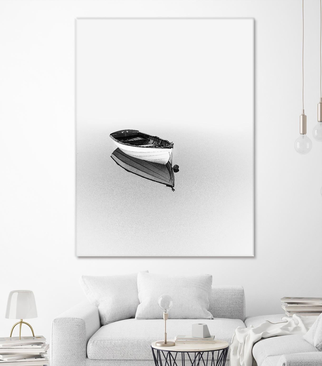 Solemn by Design Fabrikken on GIANT ART - black,white coastal, landscapes, photography, boats, waterways