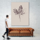 Botanica 3 by Design Fabrikken on GIANT ART - pink floral/still life, botanical, leaves