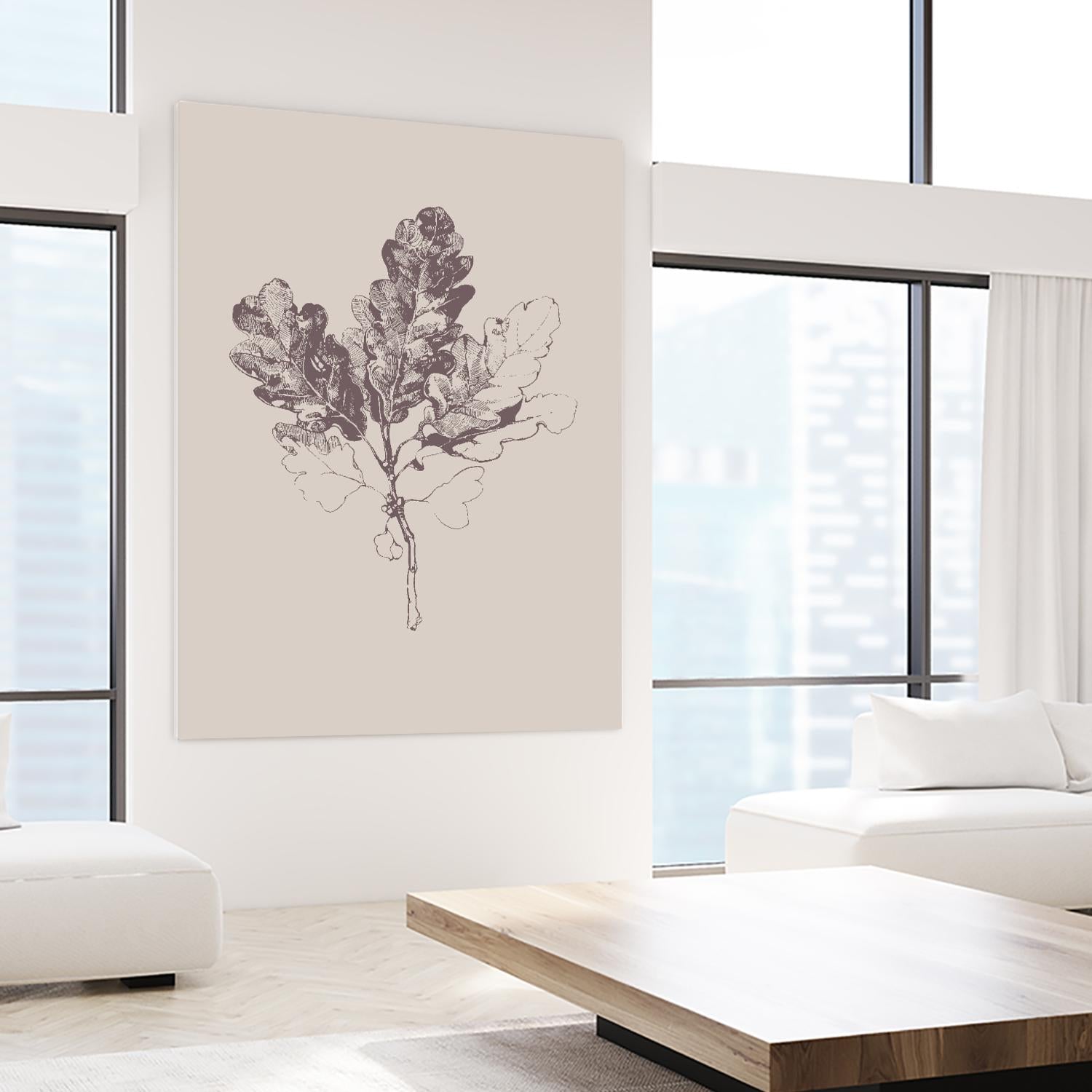 Botanica 3 by Design Fabrikken on GIANT ART - pink floral/still life, botanical, leaves