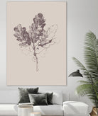 Botanica 3 by Design Fabrikken on GIANT ART - pink floral/still life, botanical, leaves