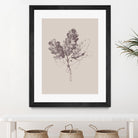 Botanica 3 by Design Fabrikken on GIANT ART - pink floral/still life, botanical, leaves