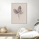 Botanica 3 by Design Fabrikken on GIANT ART - pink floral/still life, botanical, leaves