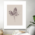 Botanica 3 by Design Fabrikken on GIANT ART - pink floral/still life, botanical, leaves