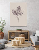 Botanica 3 by Design Fabrikken on GIANT ART - pink floral/still life, botanical, leaves
