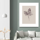 Botanica 3 by Design Fabrikken on GIANT ART - pink floral/still life, botanical, leaves